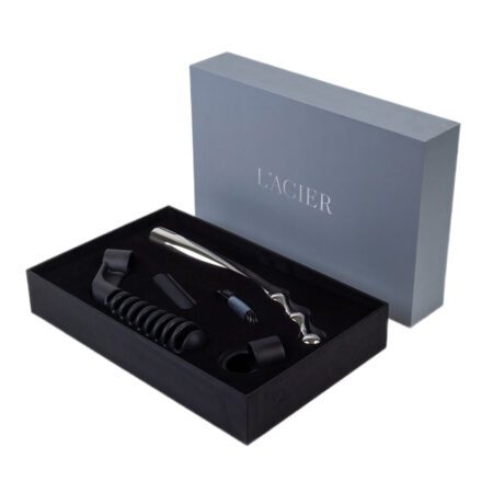 Lacier Slide stainless steel vibrator inside the box