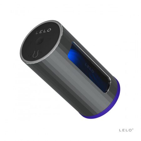 Lelo F1sv2 silicone masturbator facing diagonal