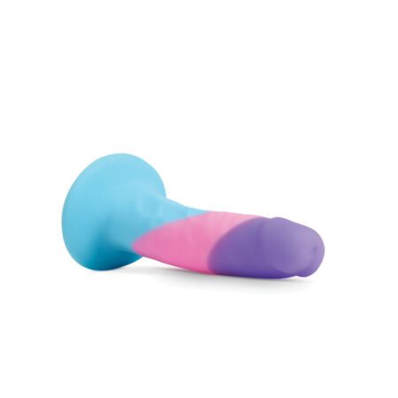 Avant D15 Visions Of Love platinum silicone body safe dildo on side