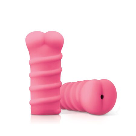 Two pink Firefly Dat Ass silicone masterbaters