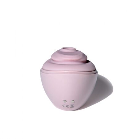 Back of Lori DiCarlo Air Pulse Vibrator on a white background