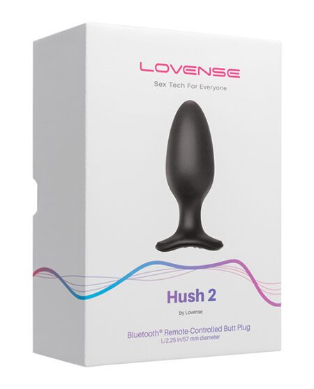 2.25" Lovense Hush 2 butt plug in the box