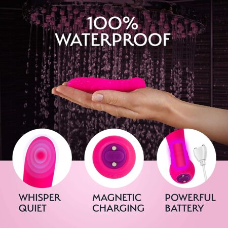 Pink FemmeFunn Ultra Bullet rechargeable waterproof vibrator 