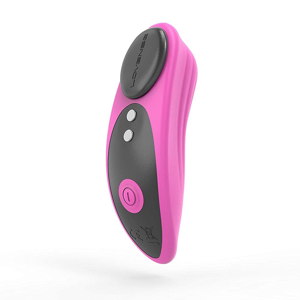 Pink Lovense Ferri bluetooth app controlled wearable panty vibrator by itself