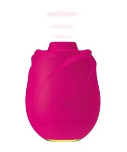 Womanizer Rose Air Pulse Vibrator - Pink - Image 3