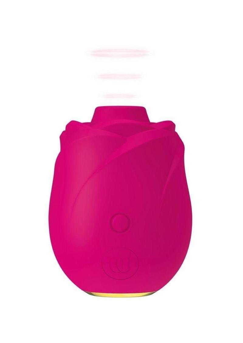 Womanizer Rose Air Pulse Vibrator - Pink - Image 3