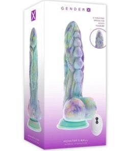 Alternative view of Gender X Monster's Ball Thrusting Dildo with Remote