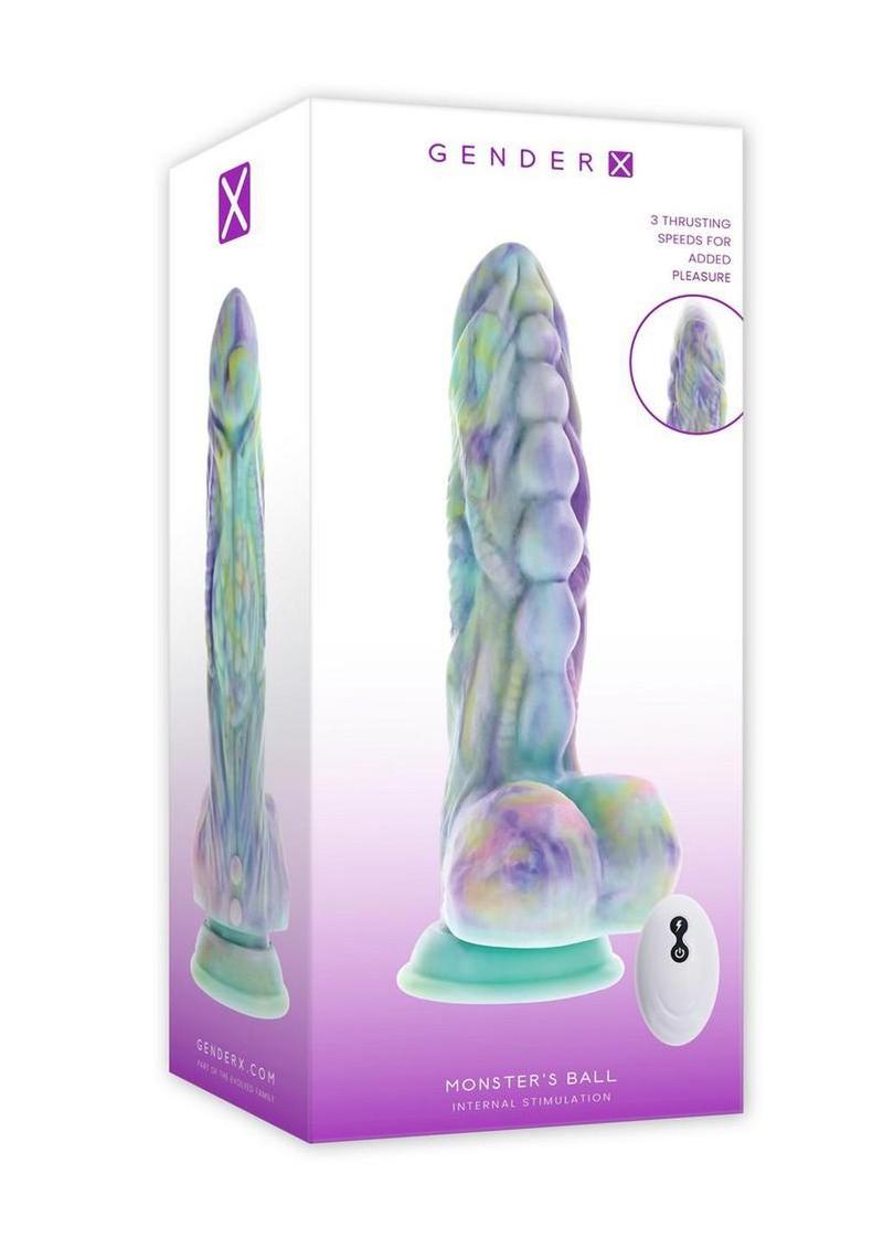 Gender X Monster's Ball Thrusting Dildo with Remote - Image 2