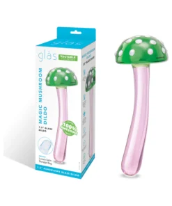 Glas Magic Mushroom Glass Dildo (7.5")