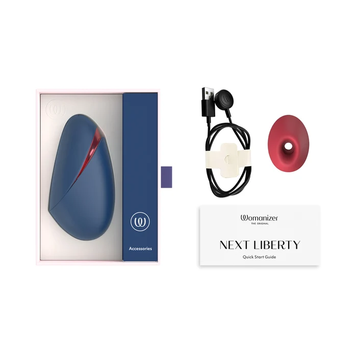 Womanizer Next Liberty - Blue/Red - Image 3