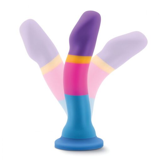 Avant D1 Hot n CoolÂ platinum siliconeÂ dildo with a very flexible but firm shaft