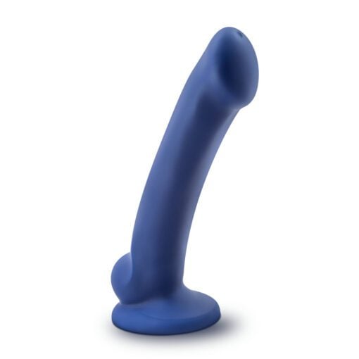 Avant D10 Ergo Mini Indigo platinum siliconeÂ dildo in blue color