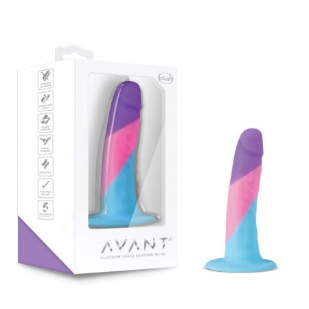 Avant D15 Visions Of Love platinum silicone body safe dildo with box