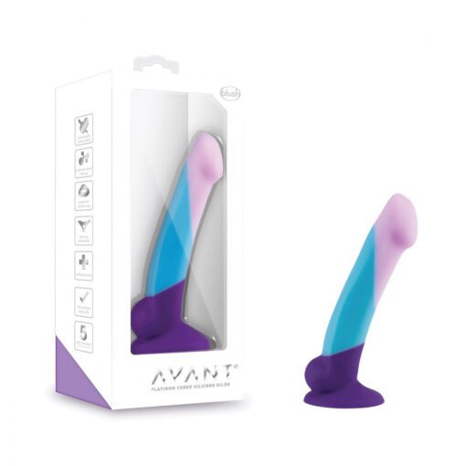 Avant D16 Purple Haze Box platinum silicone body safe dildo with box