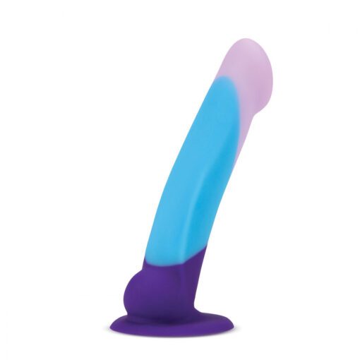 Avant D16 Purple Haze platinum silicone body safe dildo with straight shaft