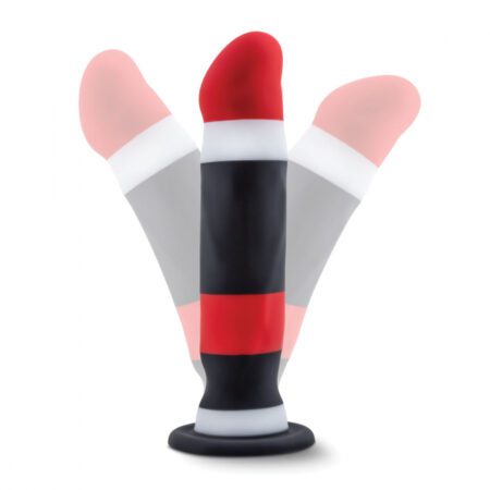Avant D5 Sin City platinum silicone body safe dildo with a straight and flexible shaft