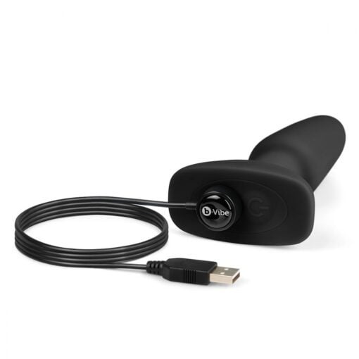 Charging cable of the BlackÂ BVibe Rimming Plug Medium