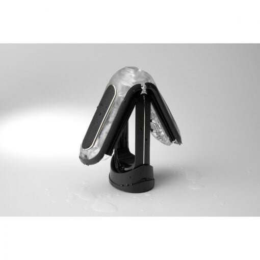 Tenga Vibrating Flip Zero Black on stand