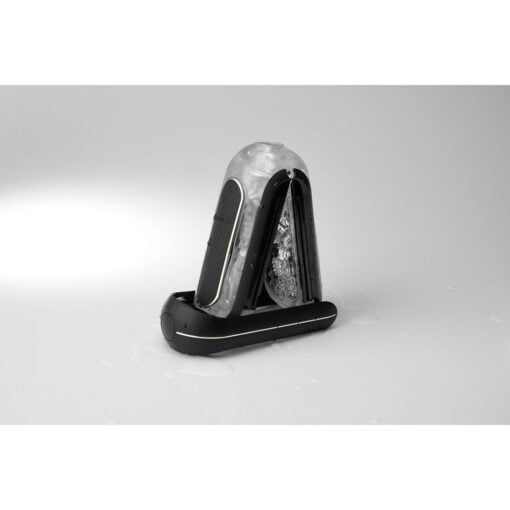 Tenga Vibrating Flip Zero Black on stand