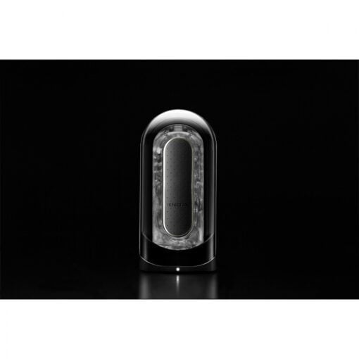 Tenga Vibrating Flip Zero Black on black background