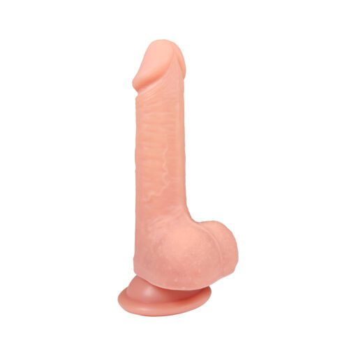 Product shot view of the Fukena Gamer silicone dildo facing away