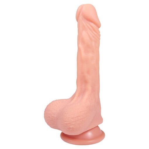 Alternate diagonal view of the Fukena HookupÂ silicone dildo