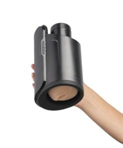 Kiroo Keon with feel stroker in a hand