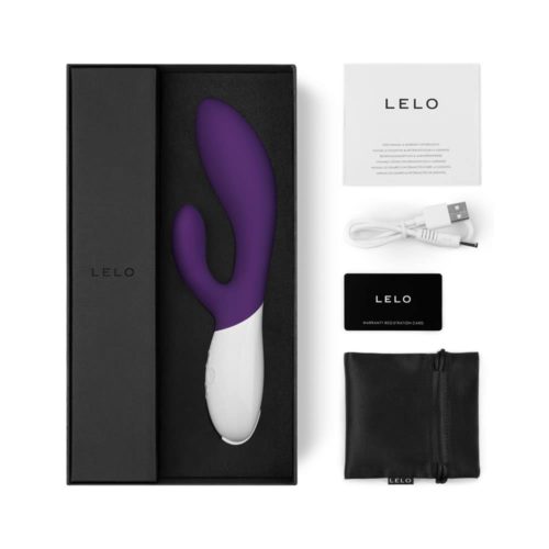 Purple Lelo Ina 2 g-spot vibrator with box and all contents