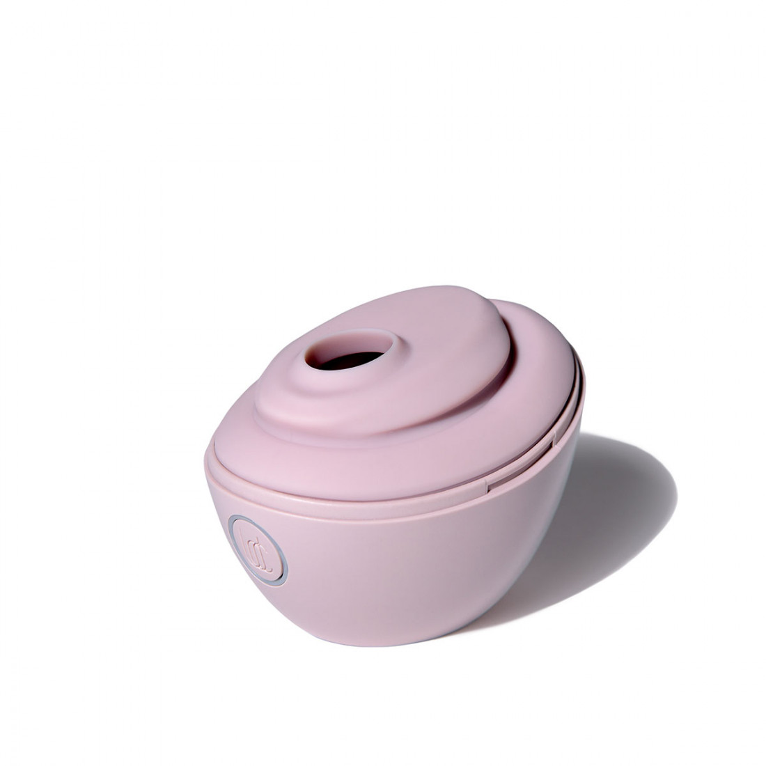 Side of Lori DiCarlo Air Pulse Vibrator on a white background