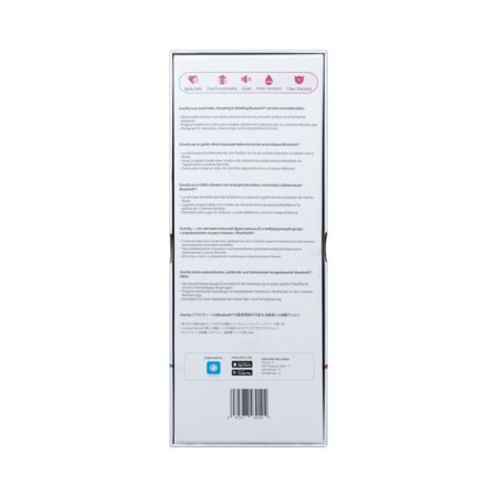 Back of the box of the Lovense Gravity vibrating dildo