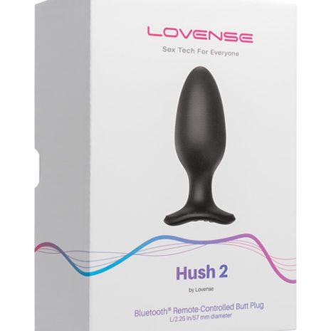 2.25" Lovense Hush 2 butt plug in the box