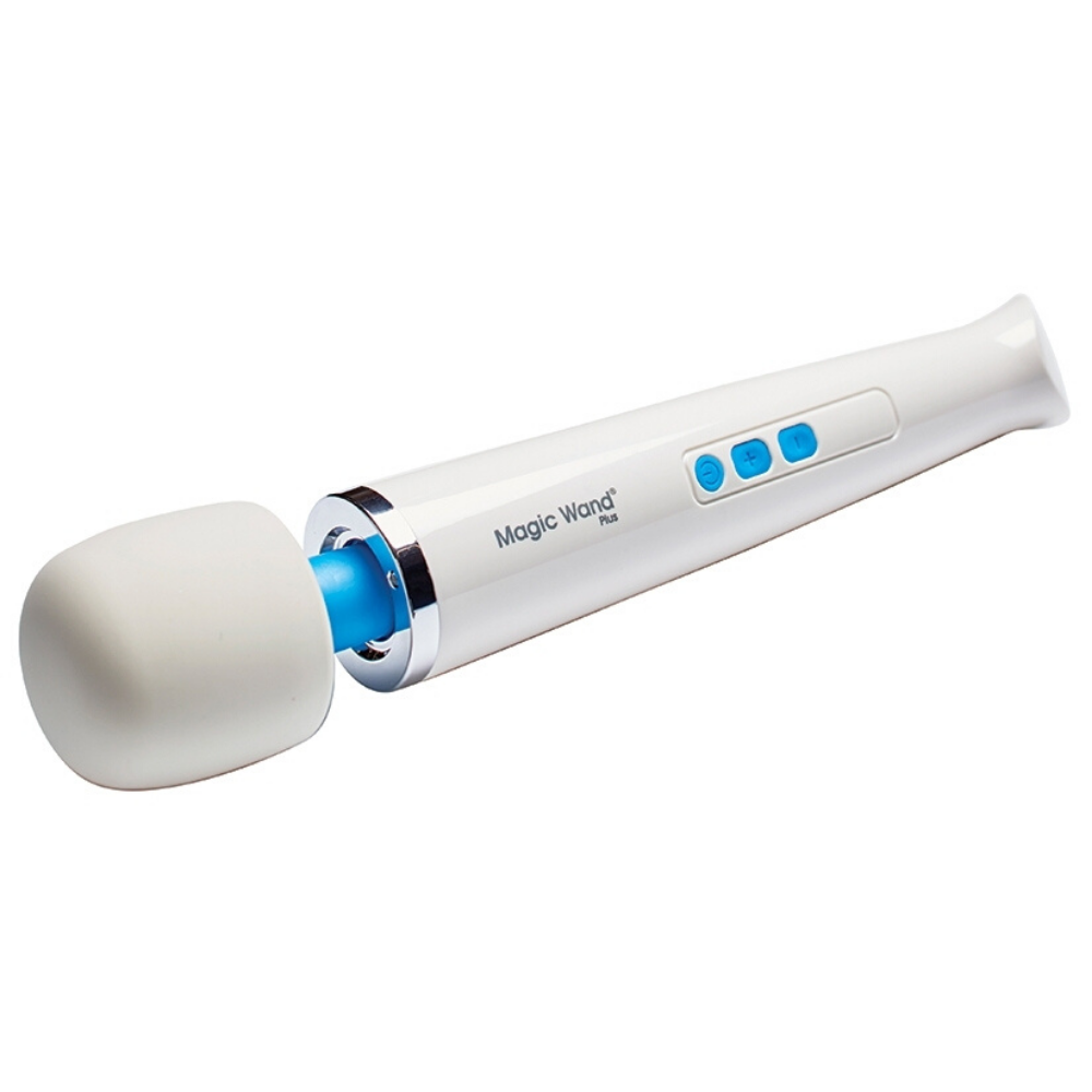 Authentic Magic Wand Plus wand vibrator with silicone head by itself