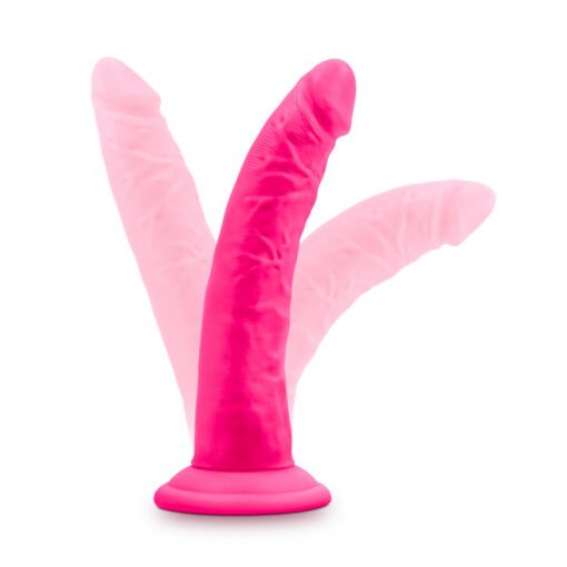 Neon Pink 7.5" Neo Elite dildo flexibilty