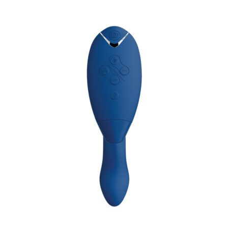 Top shot of the Womanizer Duo Vibrator in Blue
