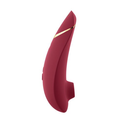 Bordeaux Womanizer Premium 2 Air Pulse Vibrator side view